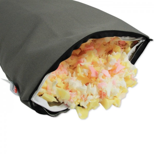 viskoelastisches Reisekissen, Nackenstützkissen 40x40x10cm, Outdoor Bezug