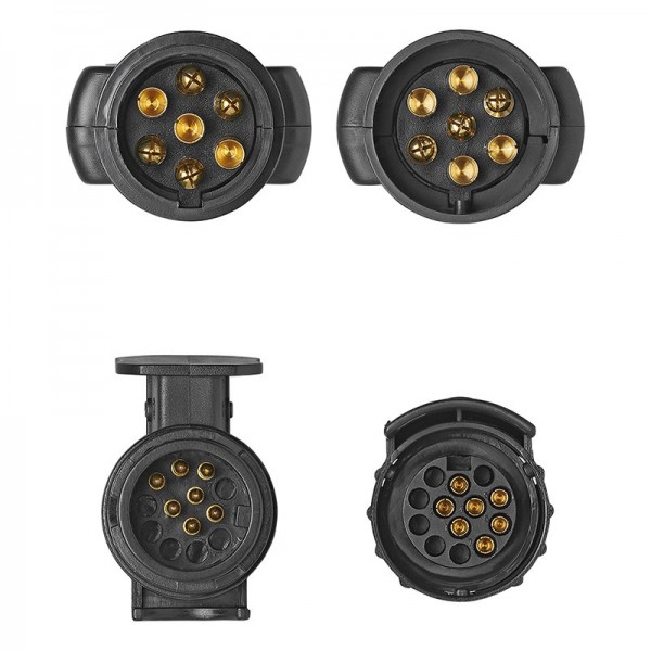 Steckertester 7-polig 12V Set mit 2 Adapter im Blister