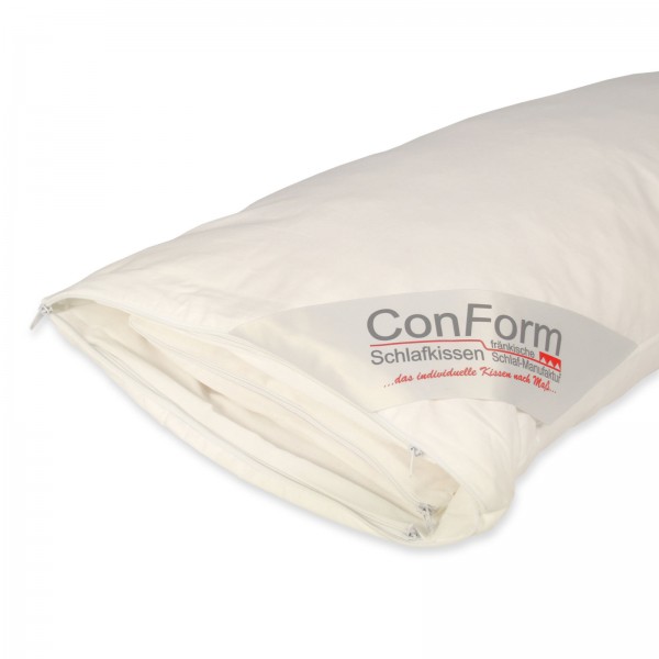 Naturkissen mit Kapok und Zirbenspänen, 40x80cm Nackenstützkissen