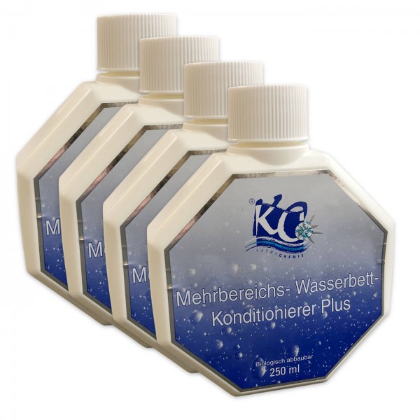 Mehrbereichs Wasserbett Konditioner Plus 4er Set